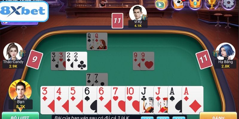 Cách đánh bài tiến lên 8XBET từ A đến Z