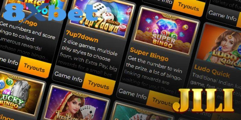 Đa dạng hình thức giải trí ở JILI Slot 8xbet